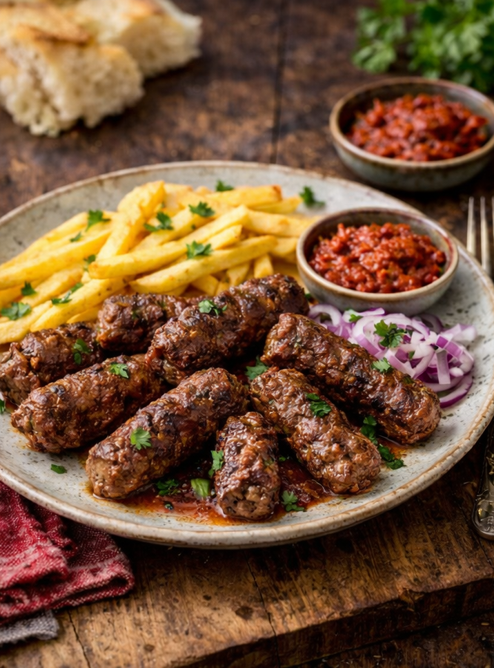 Cevapcici – Der Duft des Balkans auf offenem Feuer